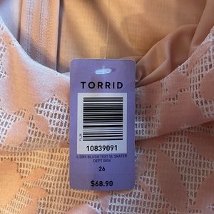 Torrid Pink Dress. Size 26. New with tags